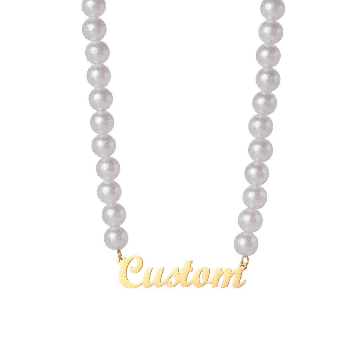 Personalized Pearl Necklace