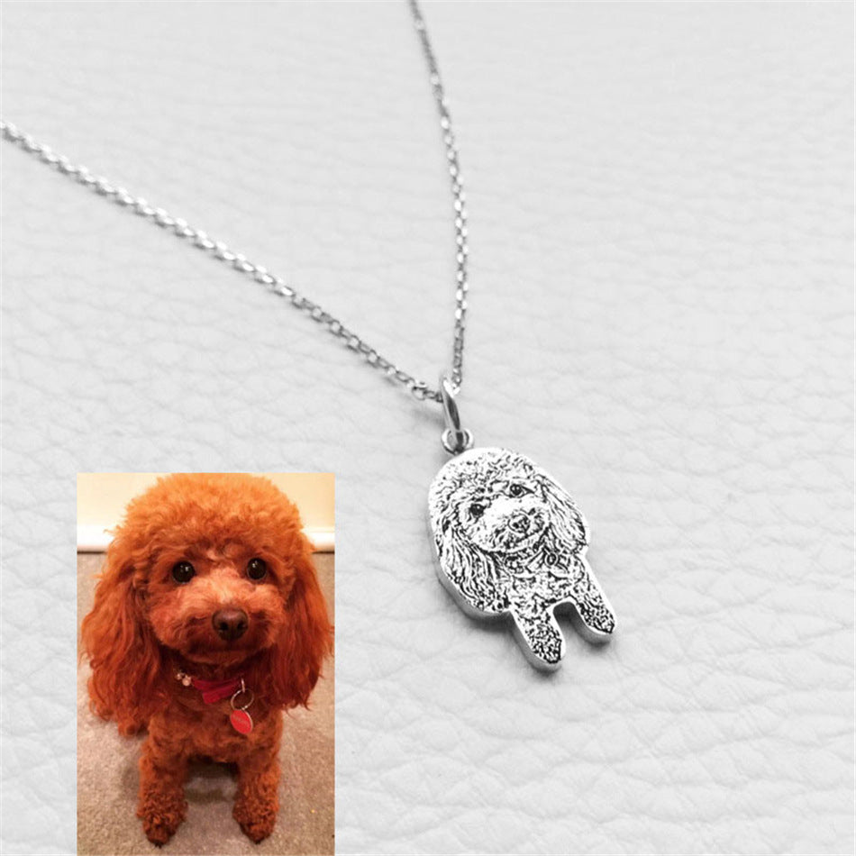 Personalized Laser Pet Photo Necklace