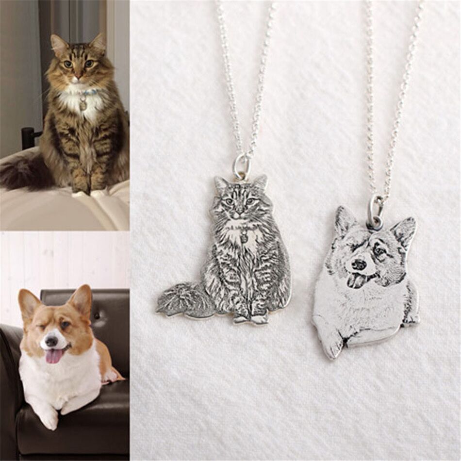 Personalized Laser Pet Photo Necklace