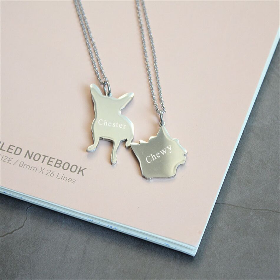 Personalized Laser Pet Photo Necklace