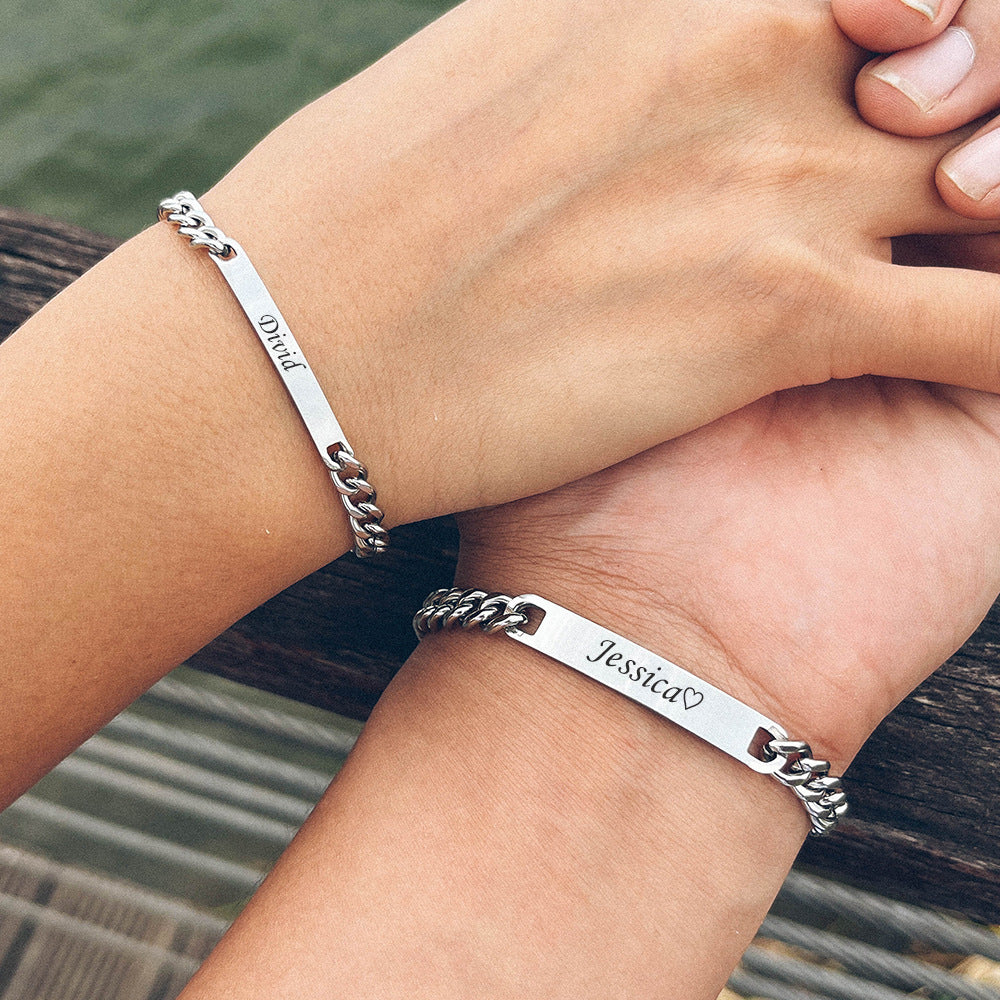 Personalized Couple Name Bracelet