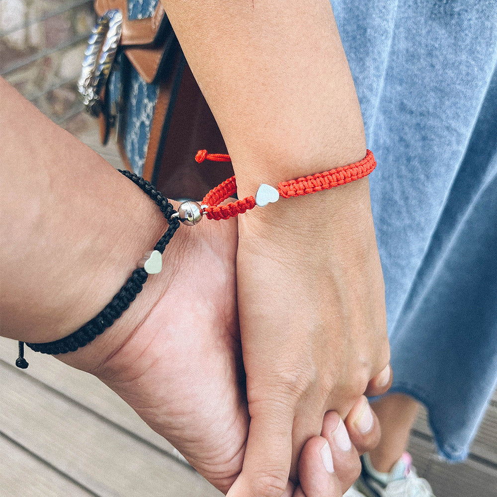 Personalized Vintage Couple Lettering Bracelet