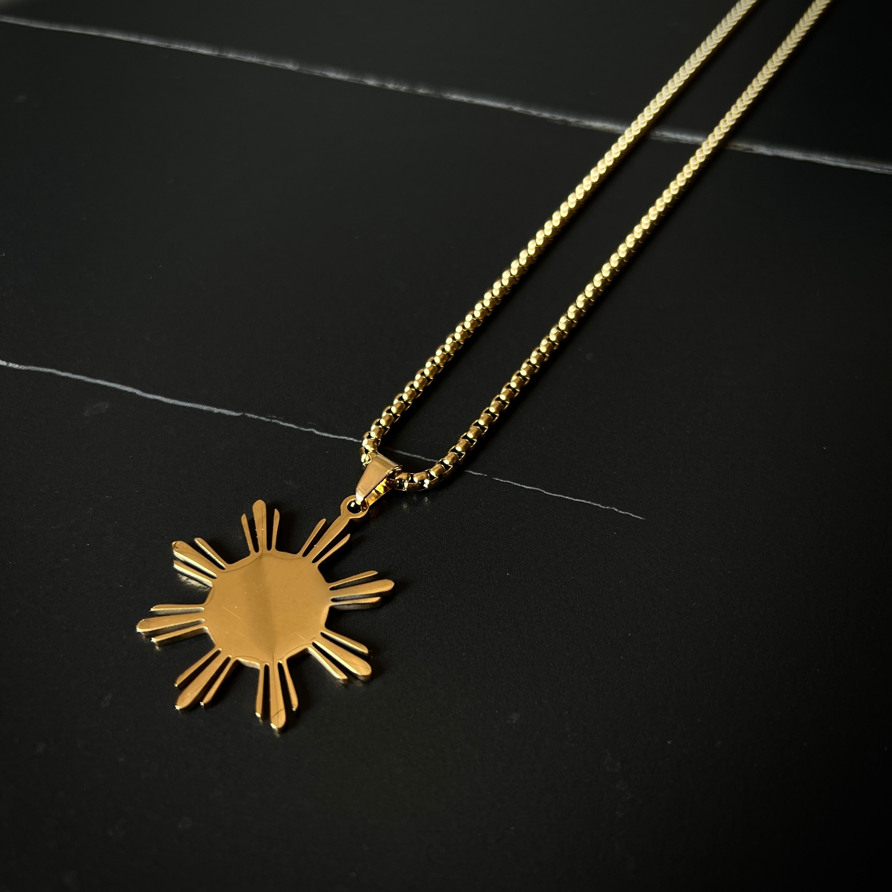 Personalized Sun Necklace