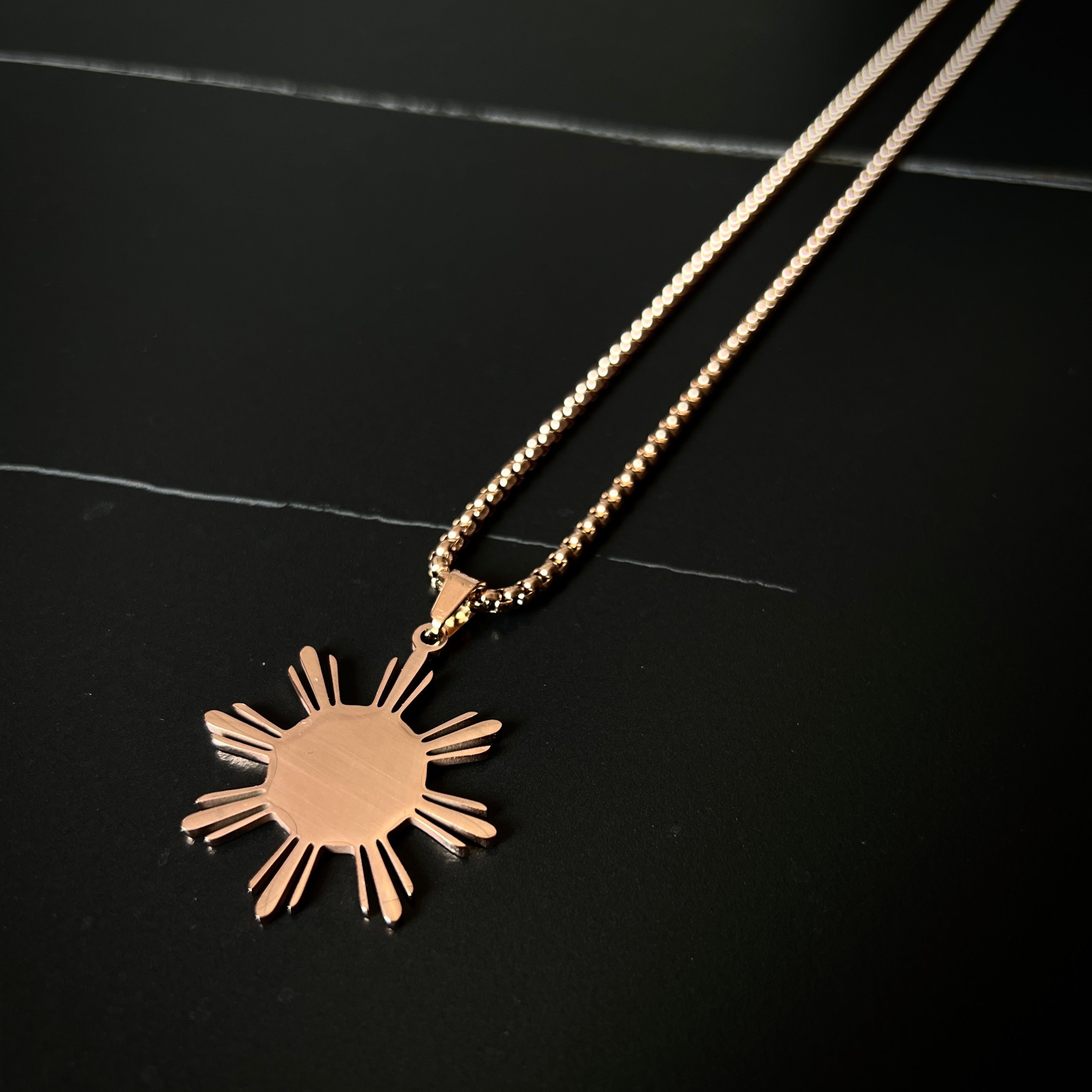 Personalized Sun Necklace