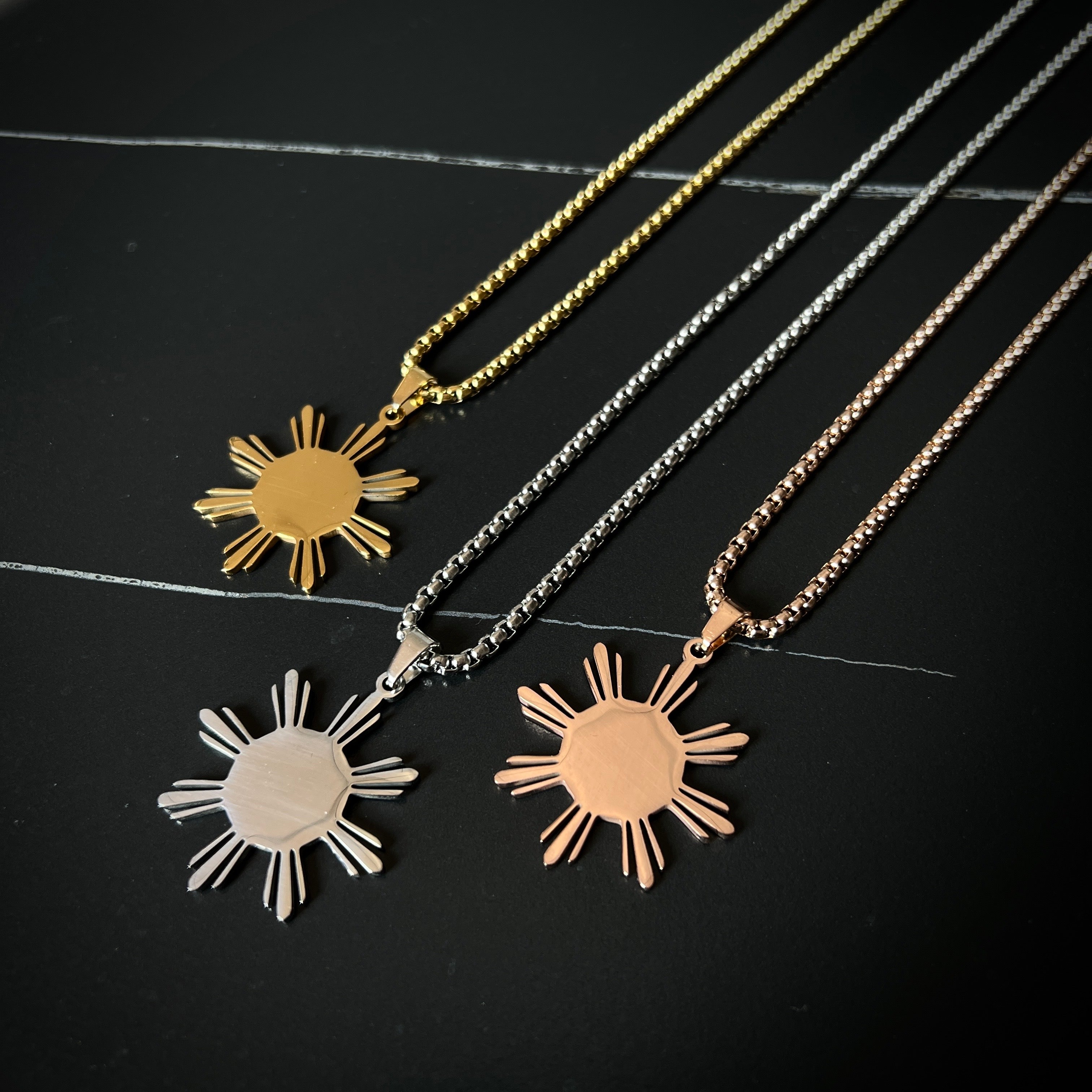 Personalized Sun Necklace