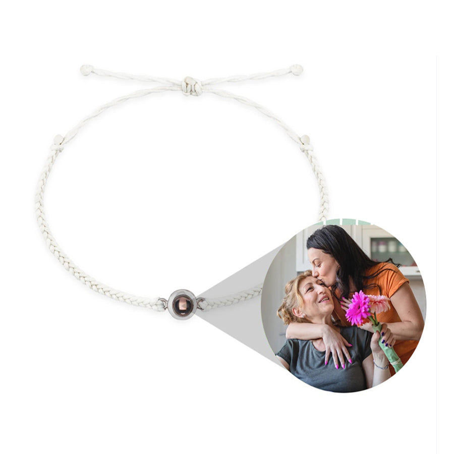 Personalized Circle Photo Bracelet