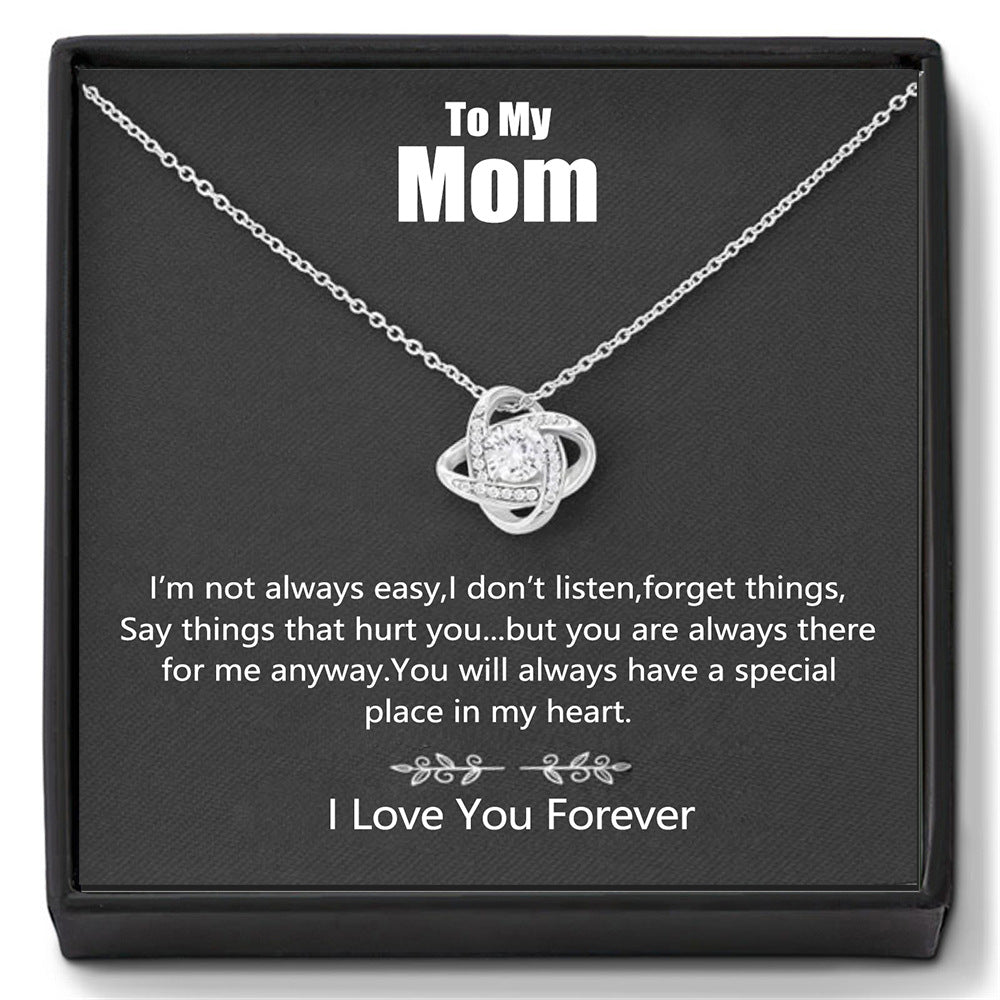 Four-Leaf Clover Necklace for Mother