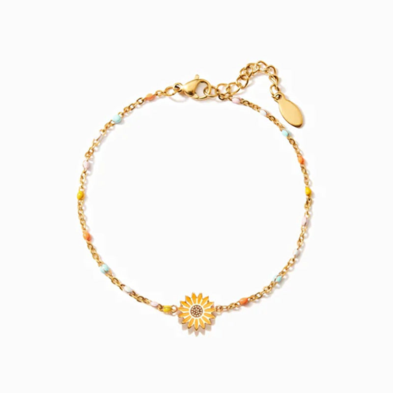 Sunflower Bracelet Gift for Your Daughter