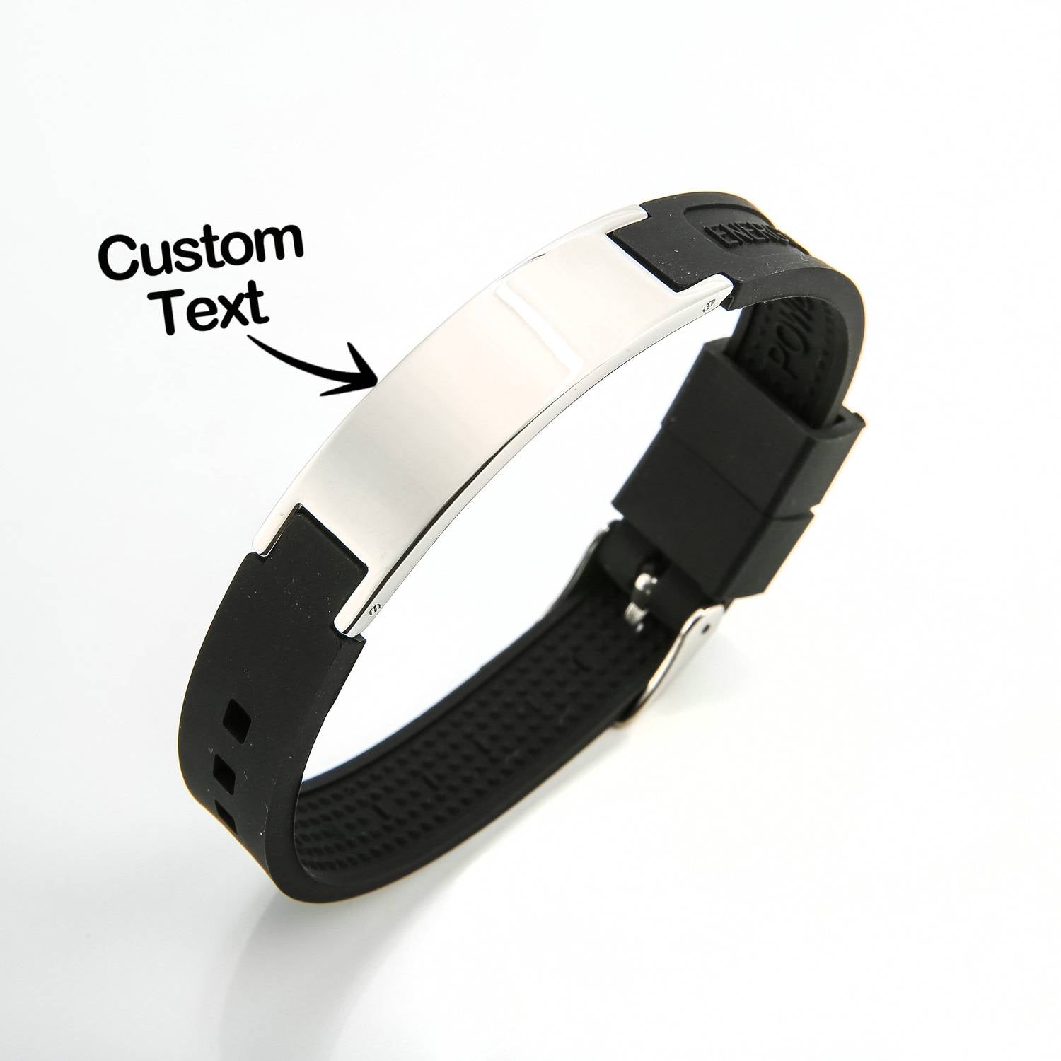 Custom Silicone Bracelet for Men