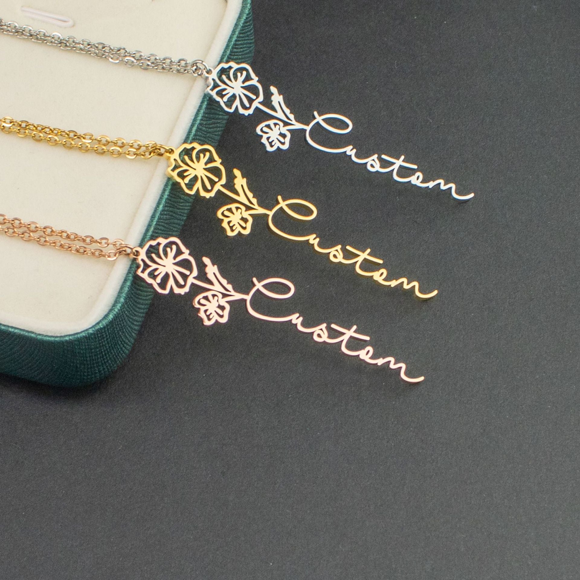 Personalized Birth Name Necklace