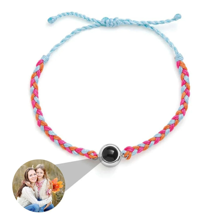 Personalized Circle Photo Bracelet