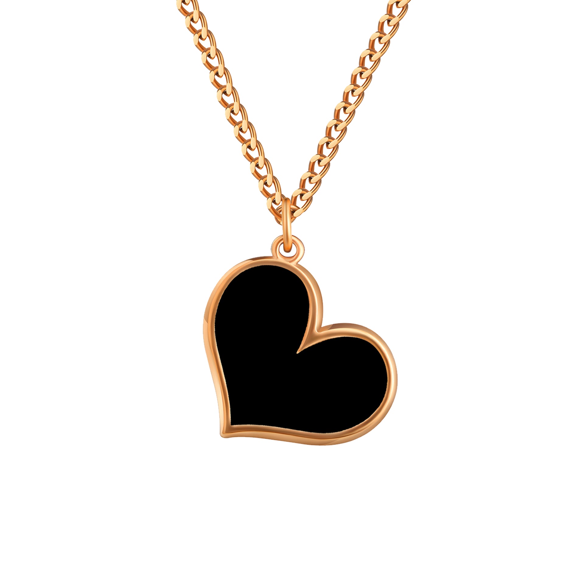 Personalized Heart Heat-Activated Magic Necklace with Hidden Picture